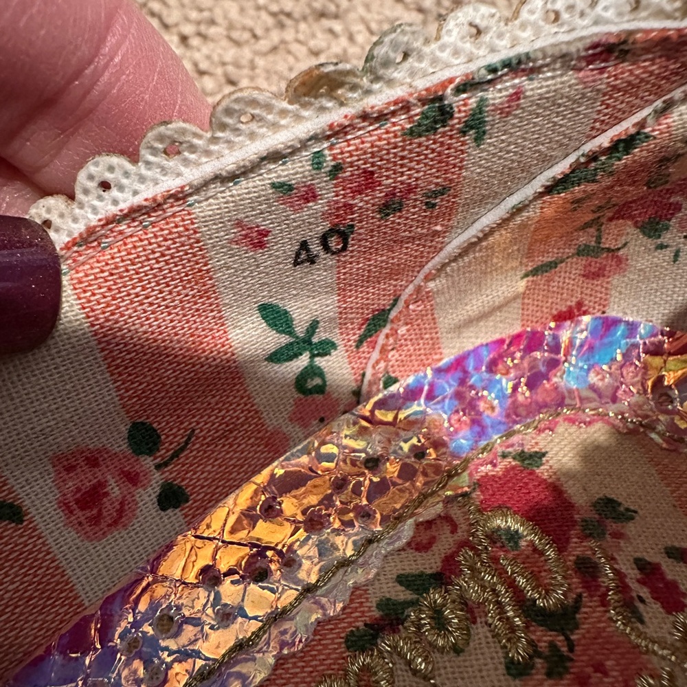 Irregular Choice Yellow and Teal Heels with Bow - Picture 7 of 11